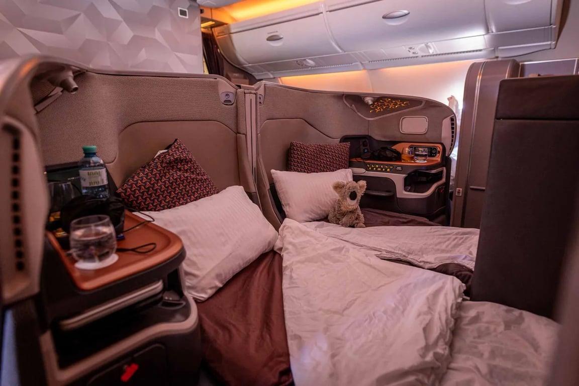 Singapore Airlines business class seats
